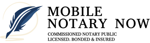 Mobile Notary Now — Commissioned Notary Public, Licensed, Bonded & Insured